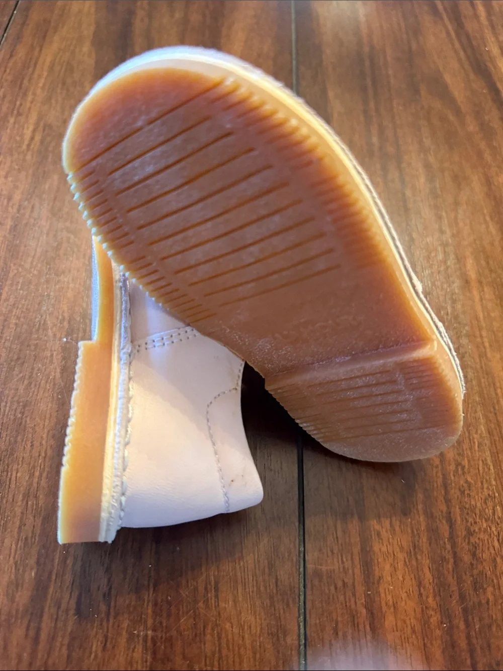 L'Amour Girls Pink T-Strap Leather Cut Out Mary Janes Sz 9